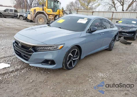 2021 Honda Accord Sport 2.0T из США, поврежденный, VIN 1HGCV2F31MA031772